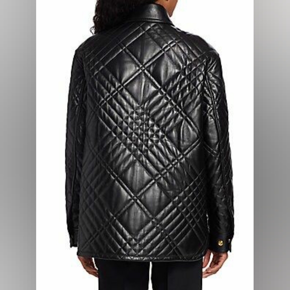 BURBERRY WEM QUILTED LEATHER JACKET - Picture 3 of 13